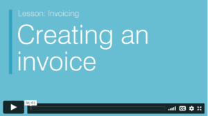 Video: Creating an invoice